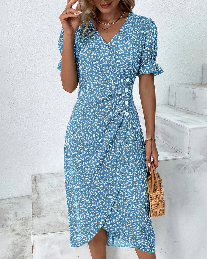 Lily -  Floral Wrap Dress