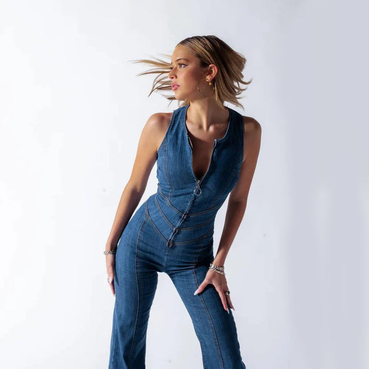 Sophie - Chic Denim Jumpsuit