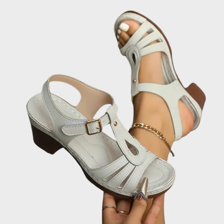 Helen - Orthopaedic sandals with heel