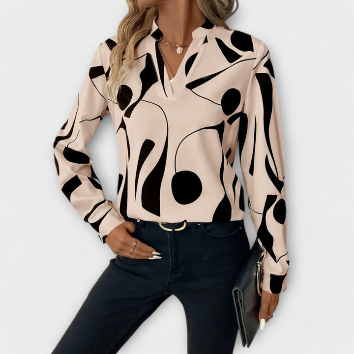 Jessica - Elegant Long-Sleeve Blouse