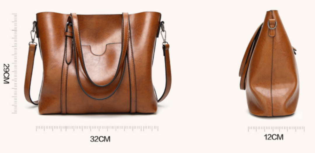 Ruby - Sleek Leather Shoulder Bag