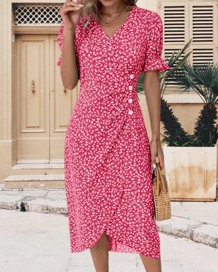 Lily -  Floral Wrap Dress