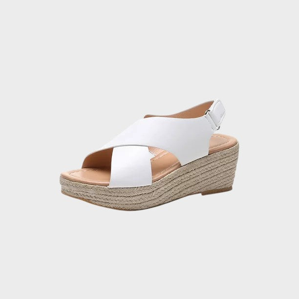 Charlotte - Stylish Sandals with Cross Straps
