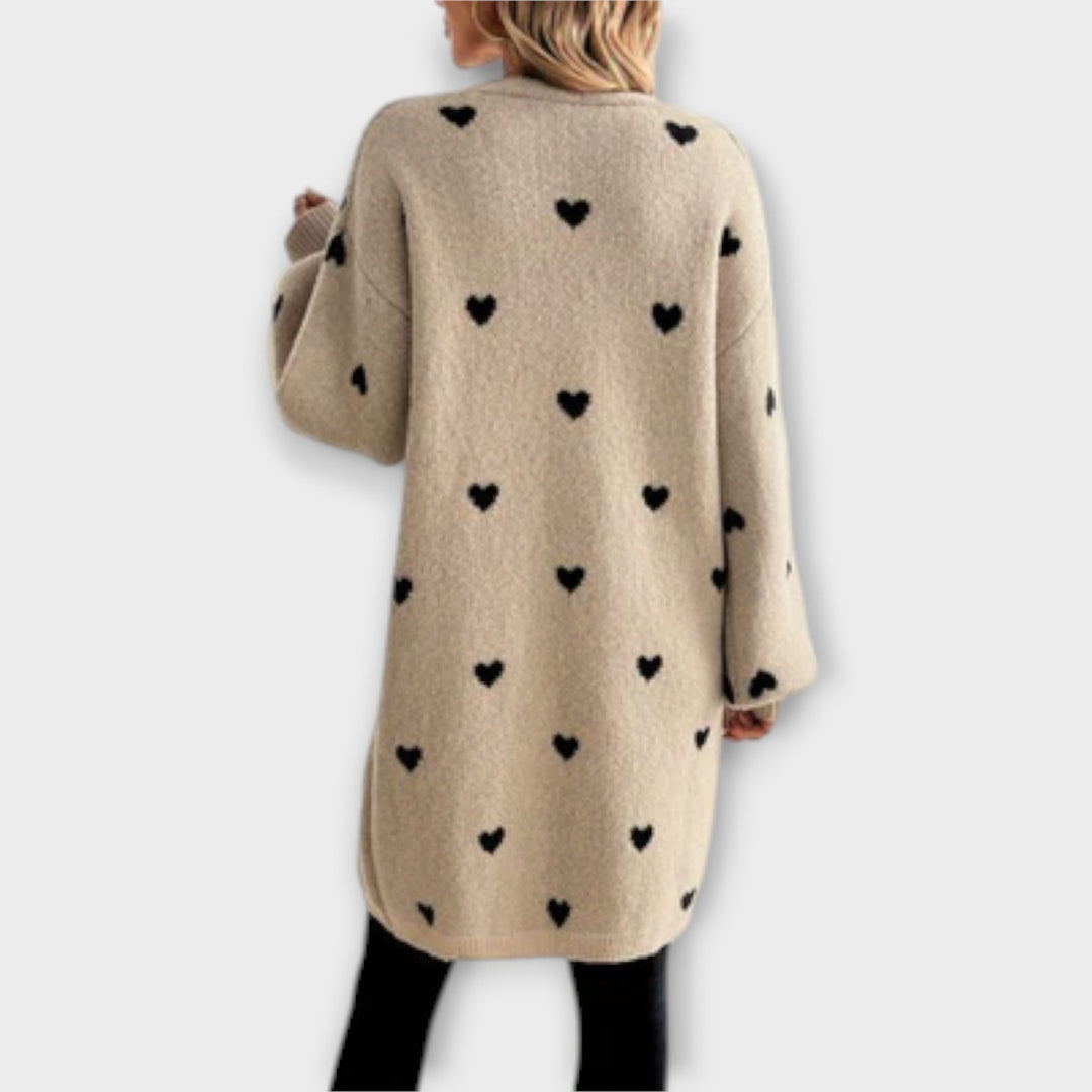 Isabella - Cozy Heart Cardigan