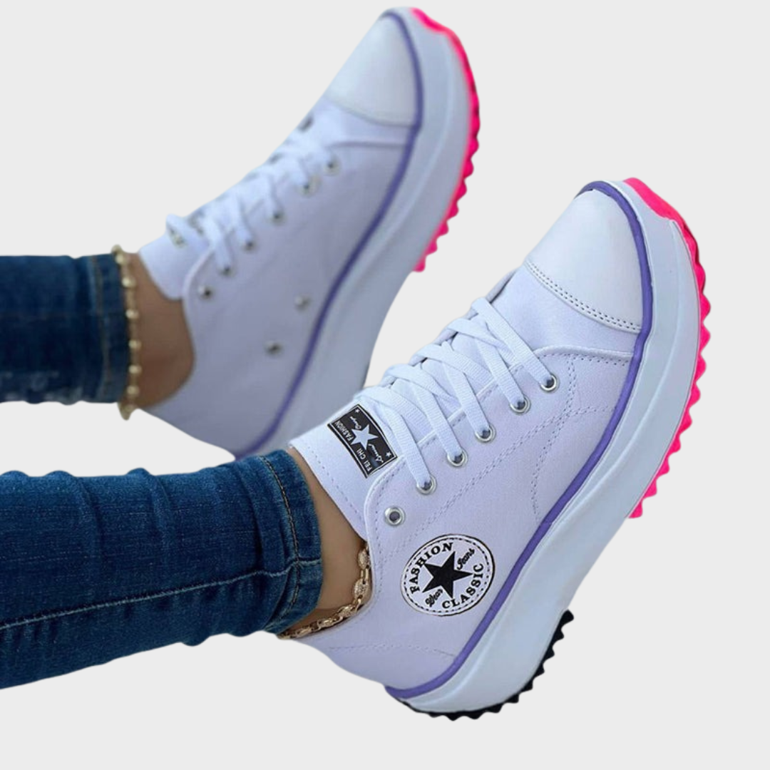 Eline - Orthopaedic Shoes, Laces, Thick Sole