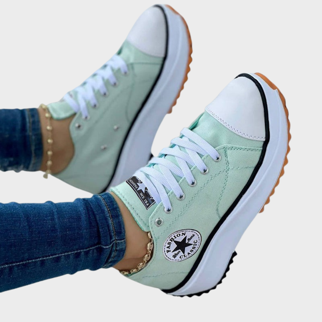 Eline - Orthopaedic Shoes, Laces, Thick Sole