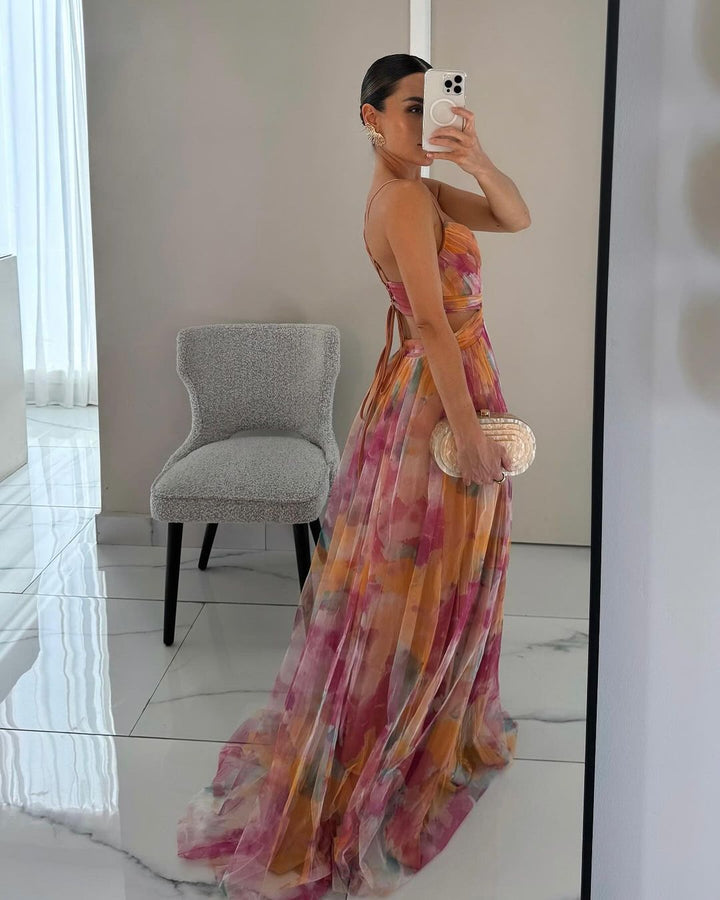 Monica - Elegant Floral Maxi Dress