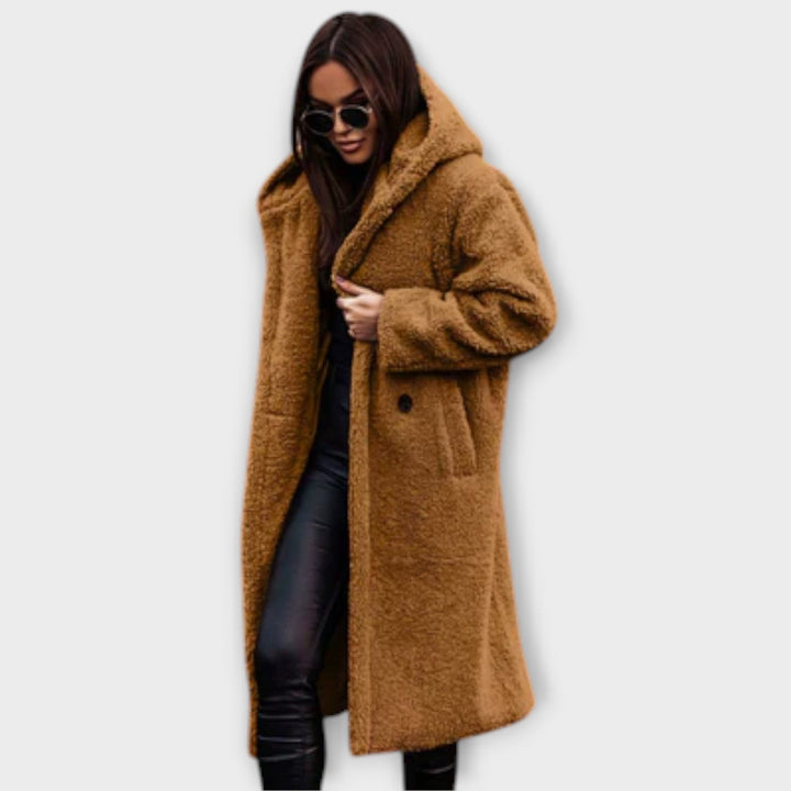 Sophie - Elegant Hooded Coat