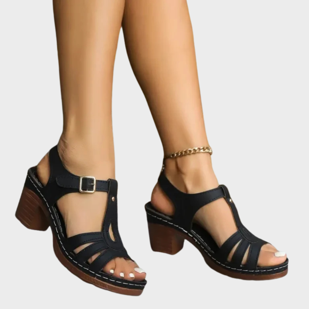 Helen - Orthopaedic sandals with heel