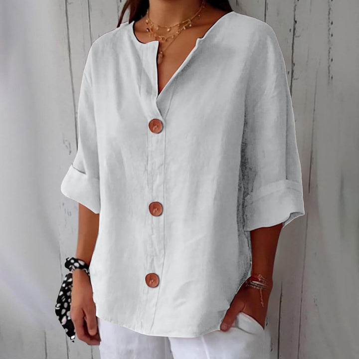 Lily -  Lightweight Linen Top
