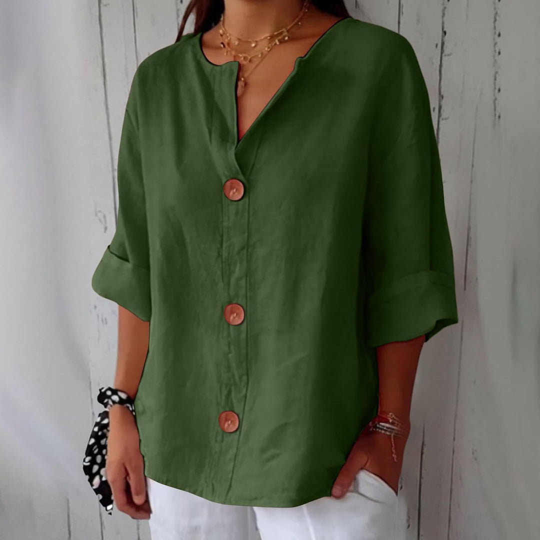 Lily -  Lightweight Linen Top