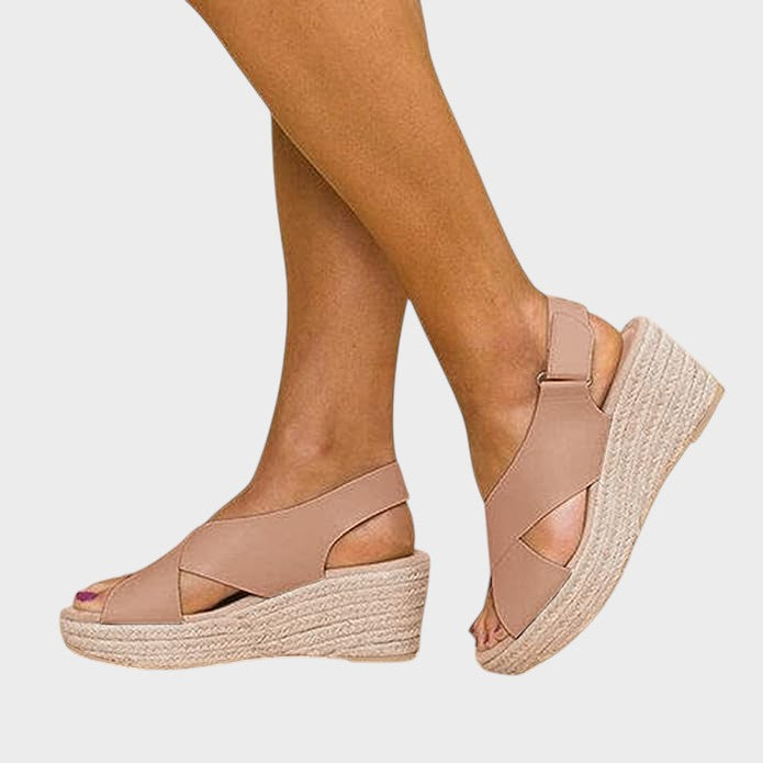 Charlotte - Stylish Sandals with Cross Straps