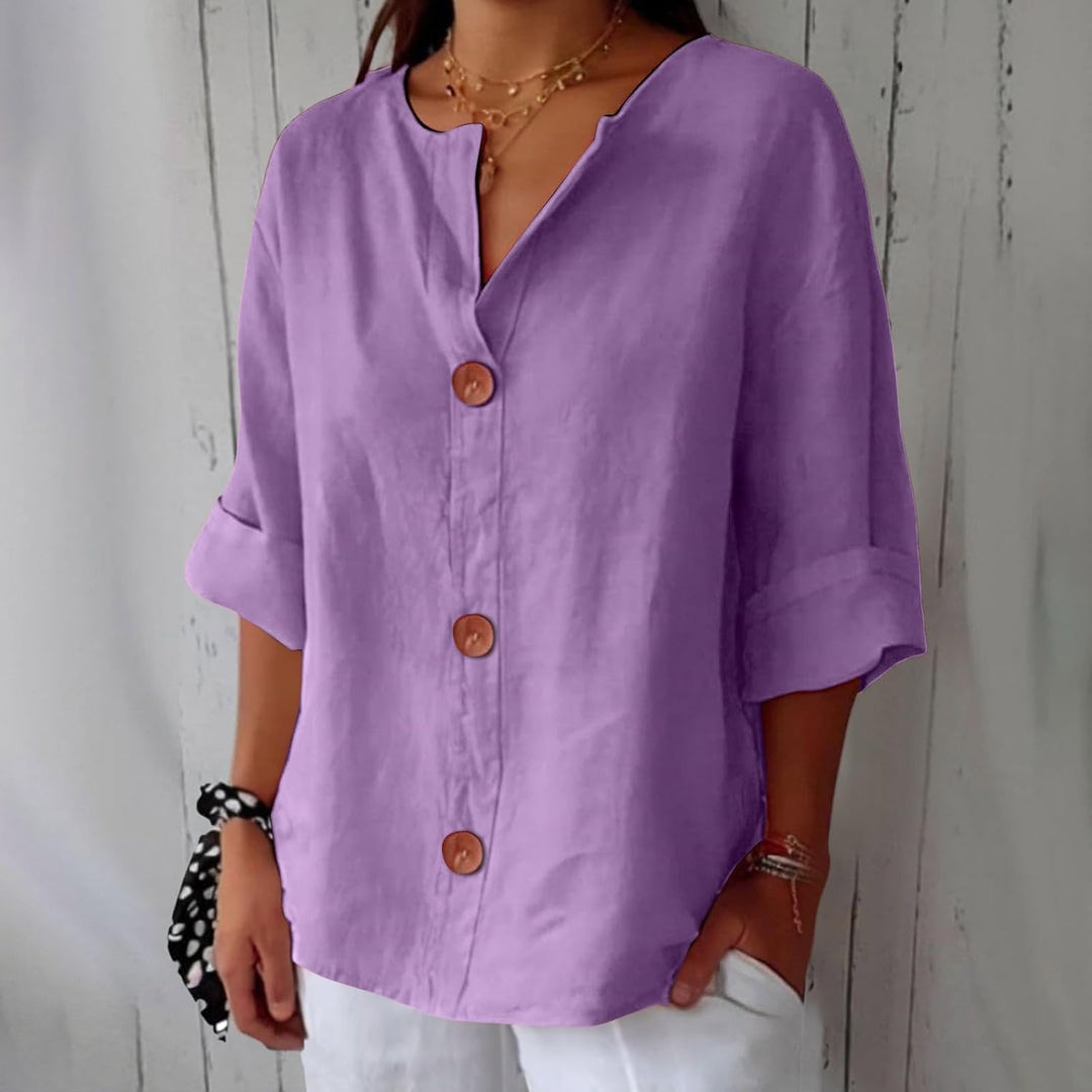 Lily -  Lightweight Linen Top