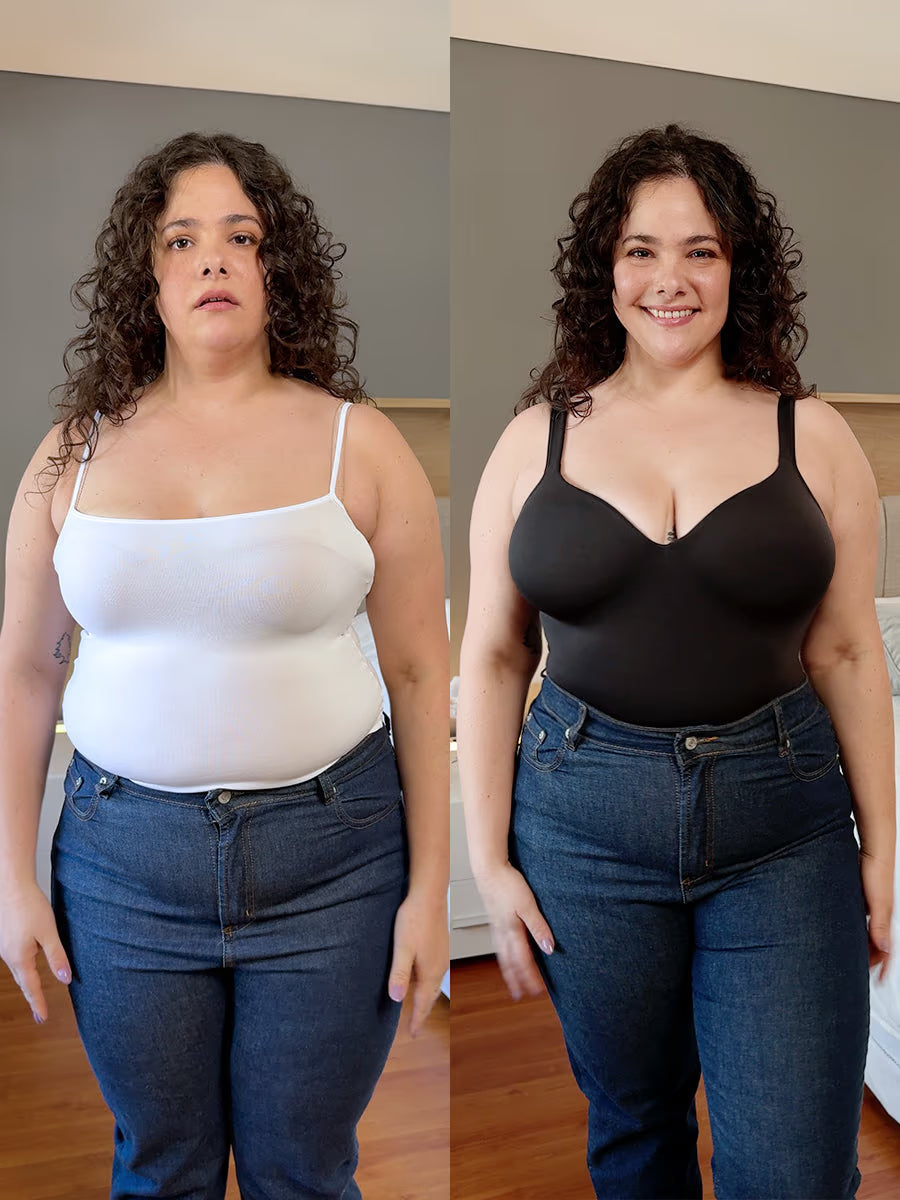 Lisa - Shaping tank top with built-in bra