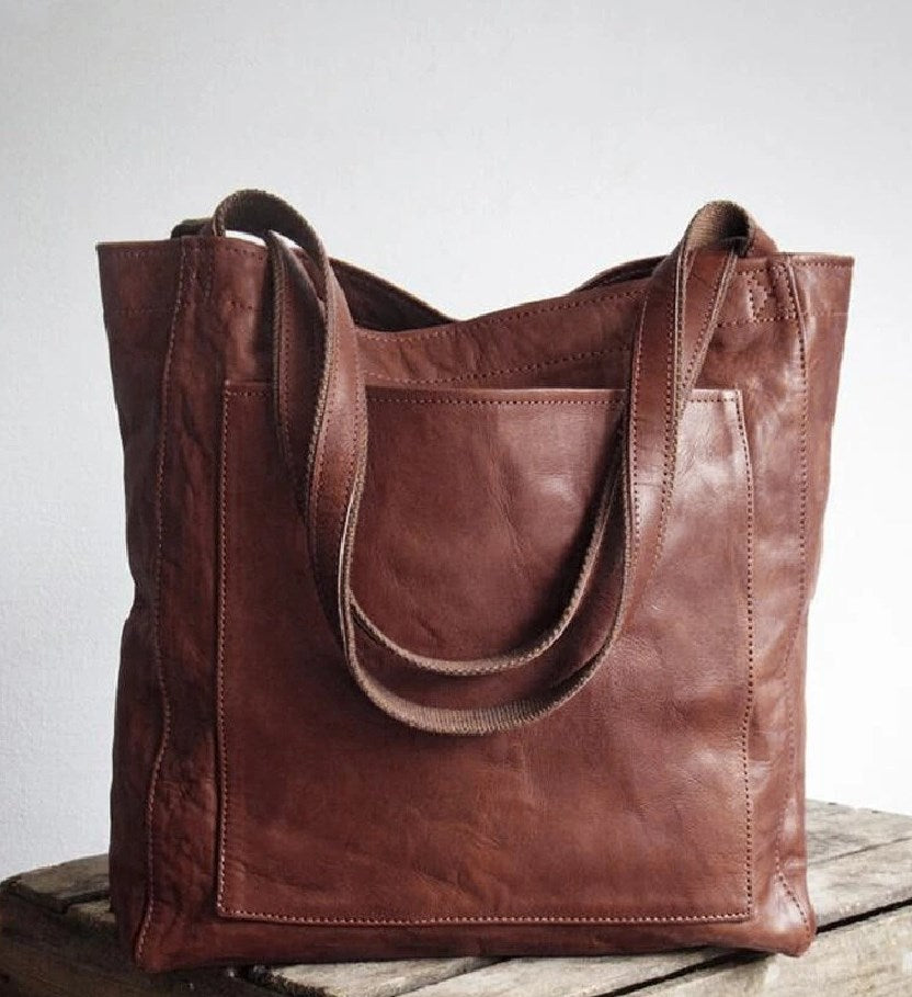 Jessica - Classic Leather Tote