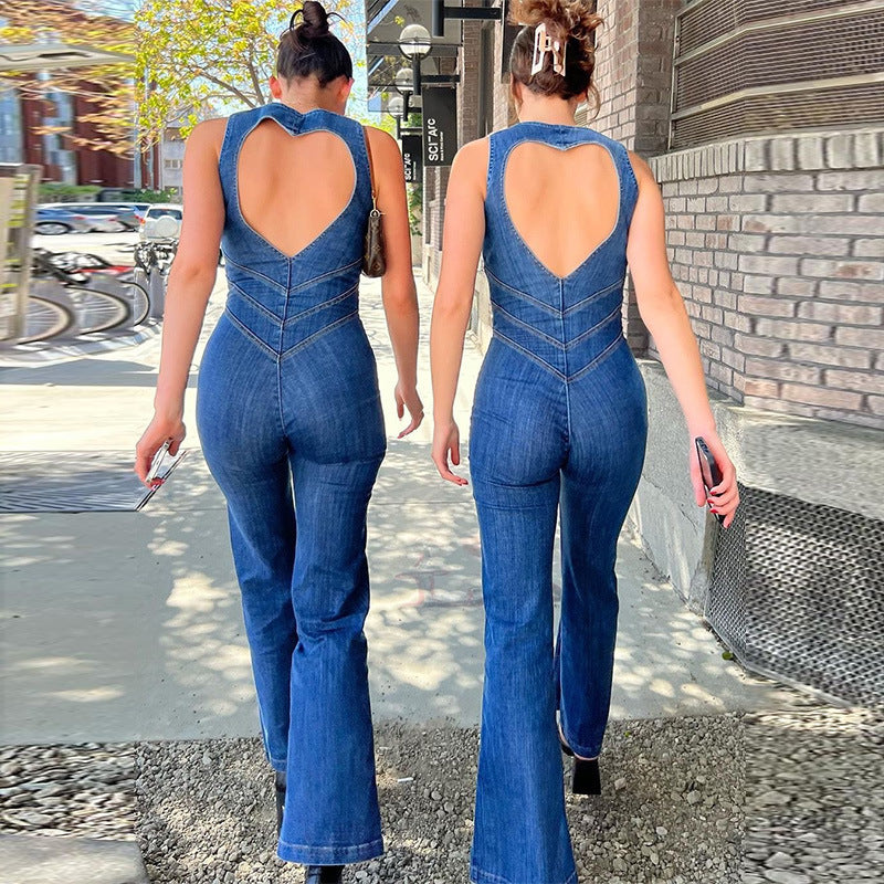 Sophie - Chic Denim Jumpsuit