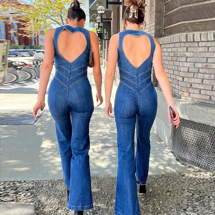 Sophie - Chic Denim Jumpsuit