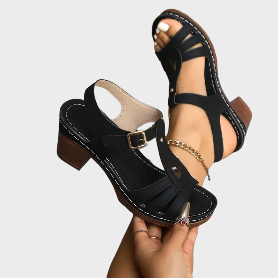 Helen - Orthopaedic sandals with heel