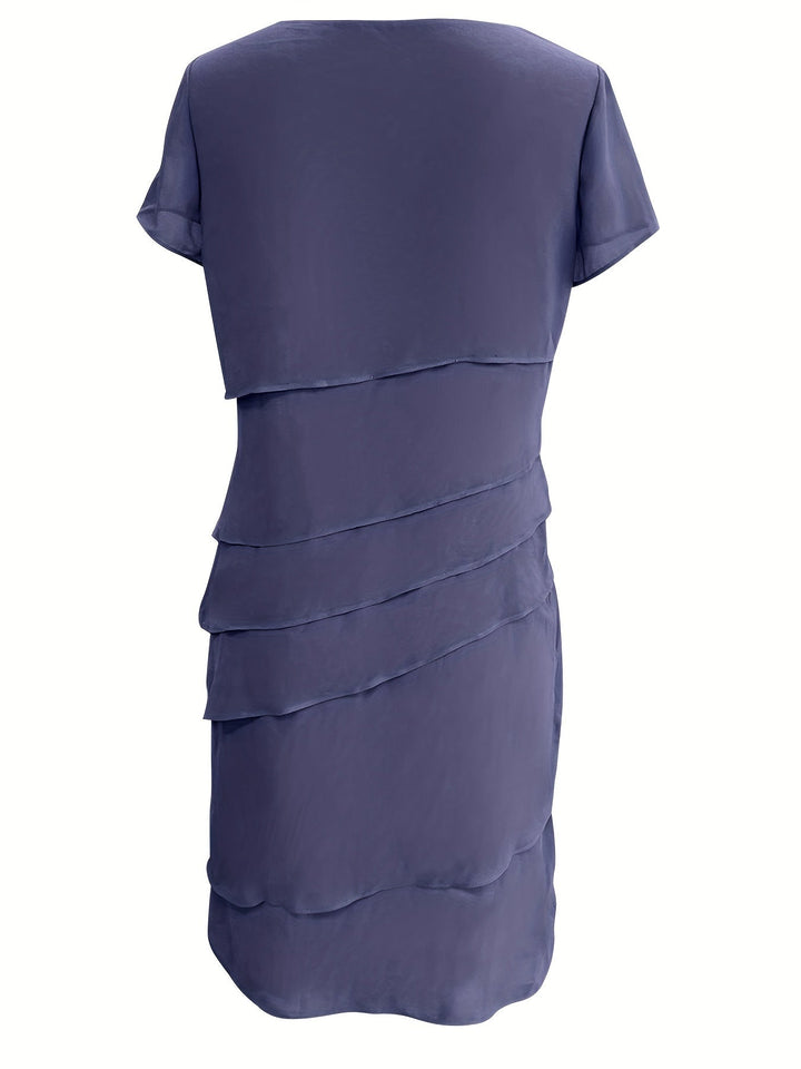 Jessica - Chic Chiffon Dress