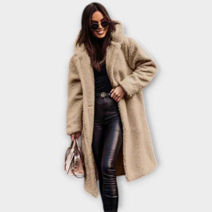 Sophie - Elegant Hooded Coat