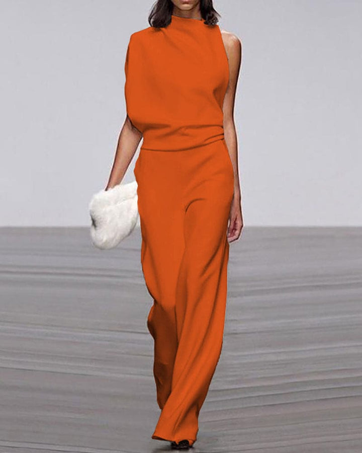 Phoebe - Elegant One-Shoulder Jumpsuit