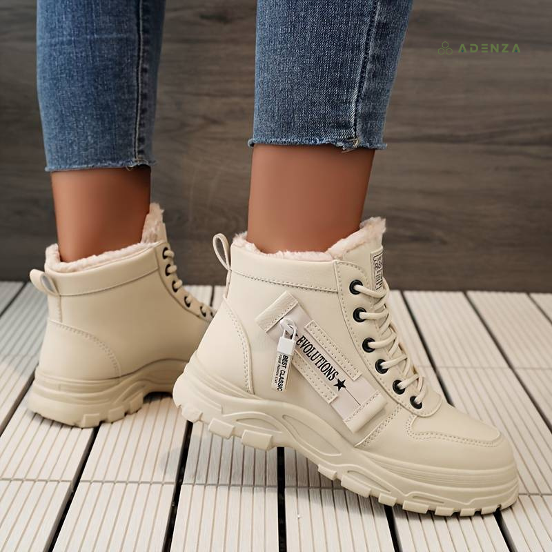Sarah - Cozy Fur-Lined Winter Shoes