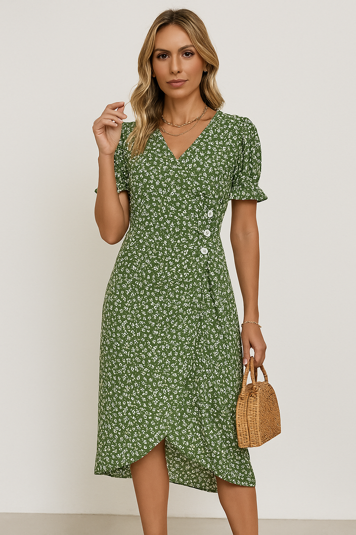 Lily -  Floral Wrap Dress
