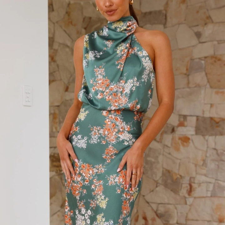Claire - Elegant Floral Maxi