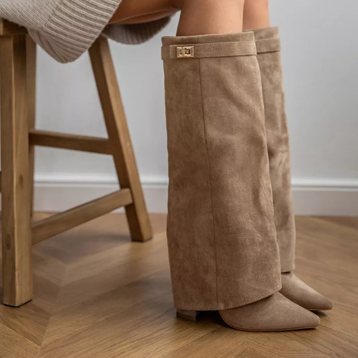 Emma - Khaki Boots