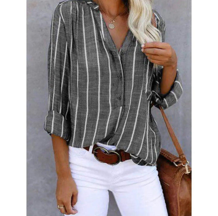 Sophie - Striped Long Sleeve Top