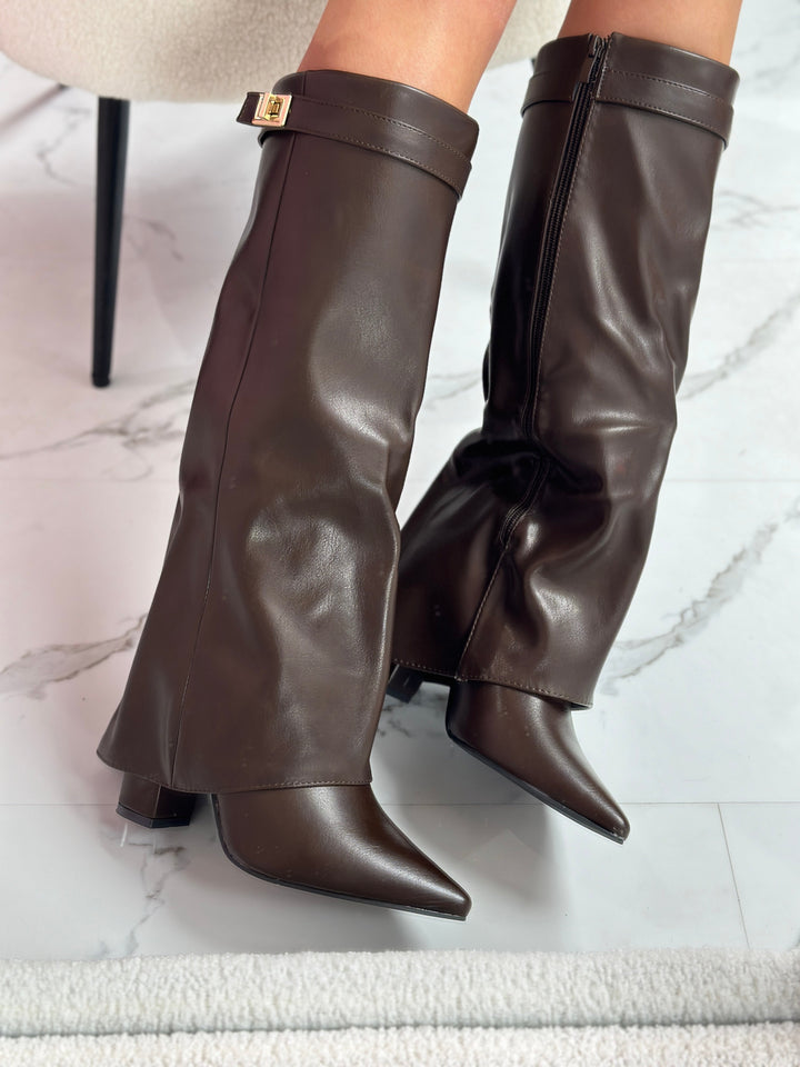 Linda - Brown  Boots