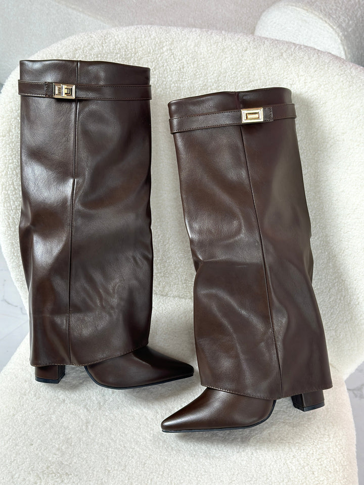 Linda - Brown  Boots
