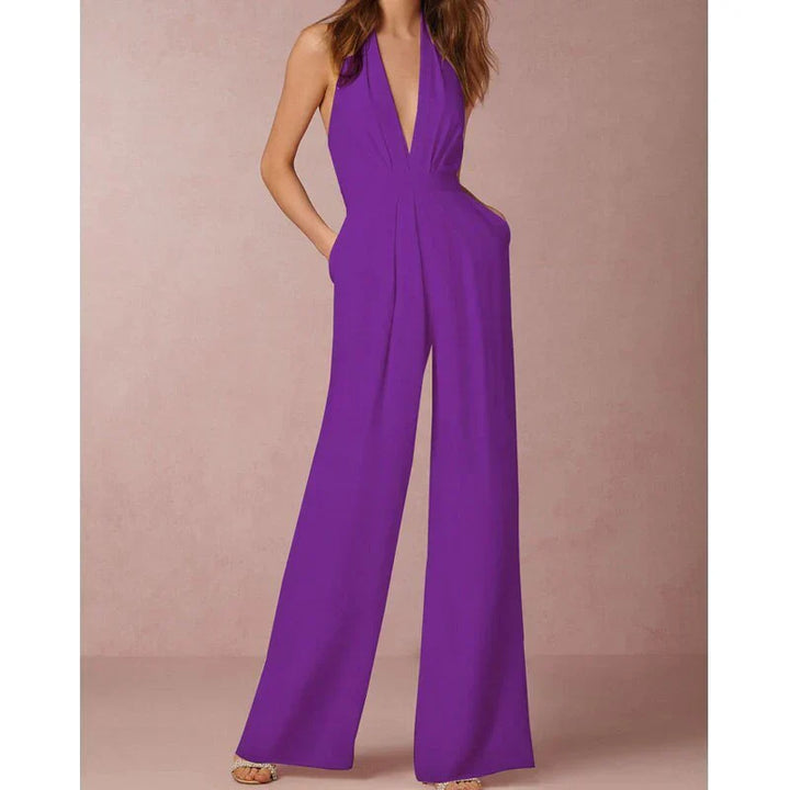 Jessica - Elegant Wide-Leg Jumpsuit