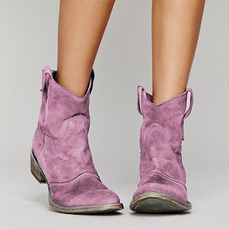 Sophie - Stylish Suede Ankle Boots