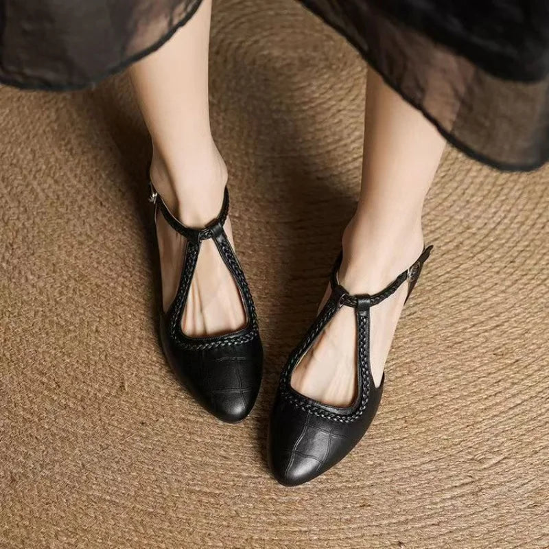 Monica - T-Strap Sandals