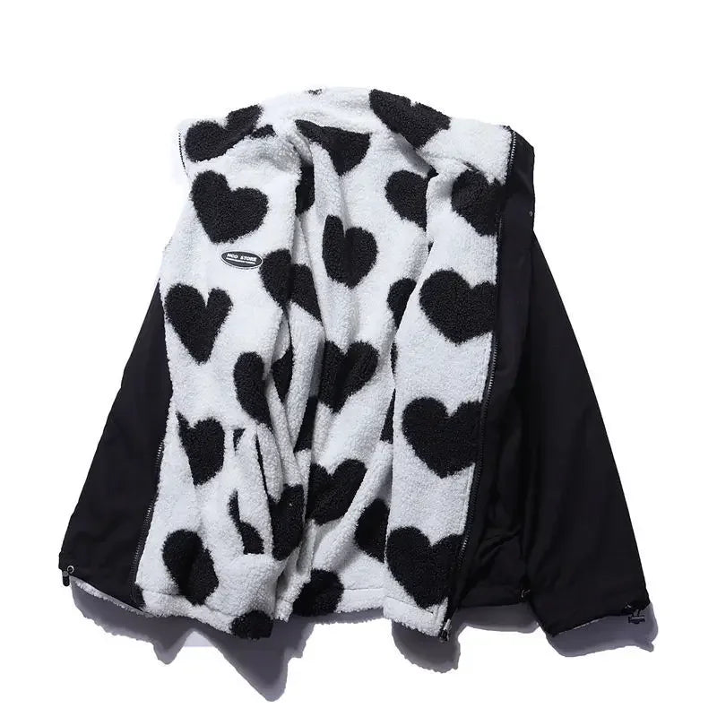 Aline - Reversible Heart Jacket
