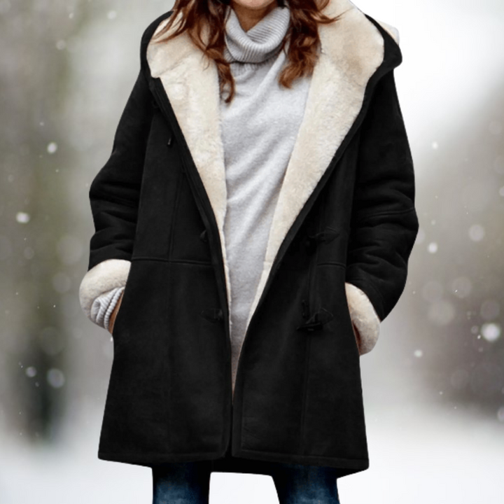 Daisy - Premium Suede Fleece Hooded Jacket