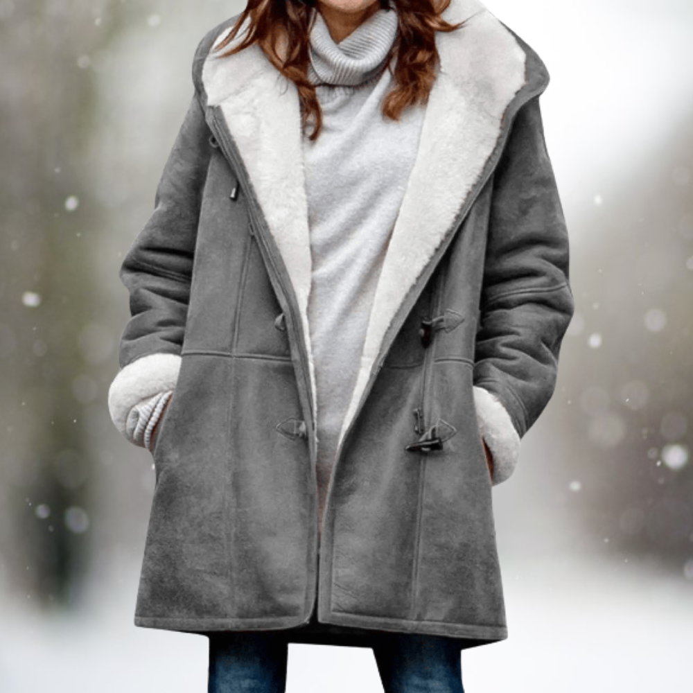 Daisy - Premium Suede Fleece Hooded Jacket