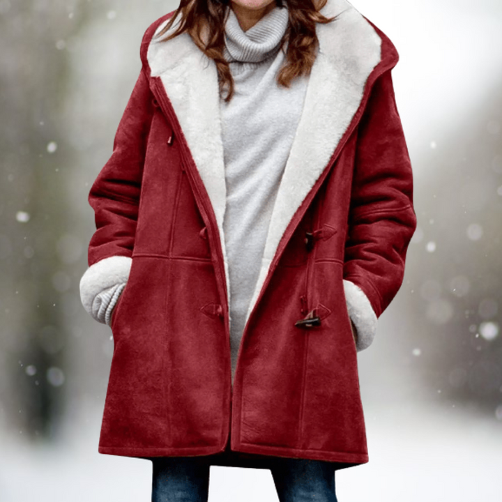 Daisy - Premium Suede Fleece Hooded Jacket