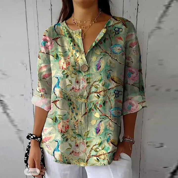 Megan - Vibrant Floral Top