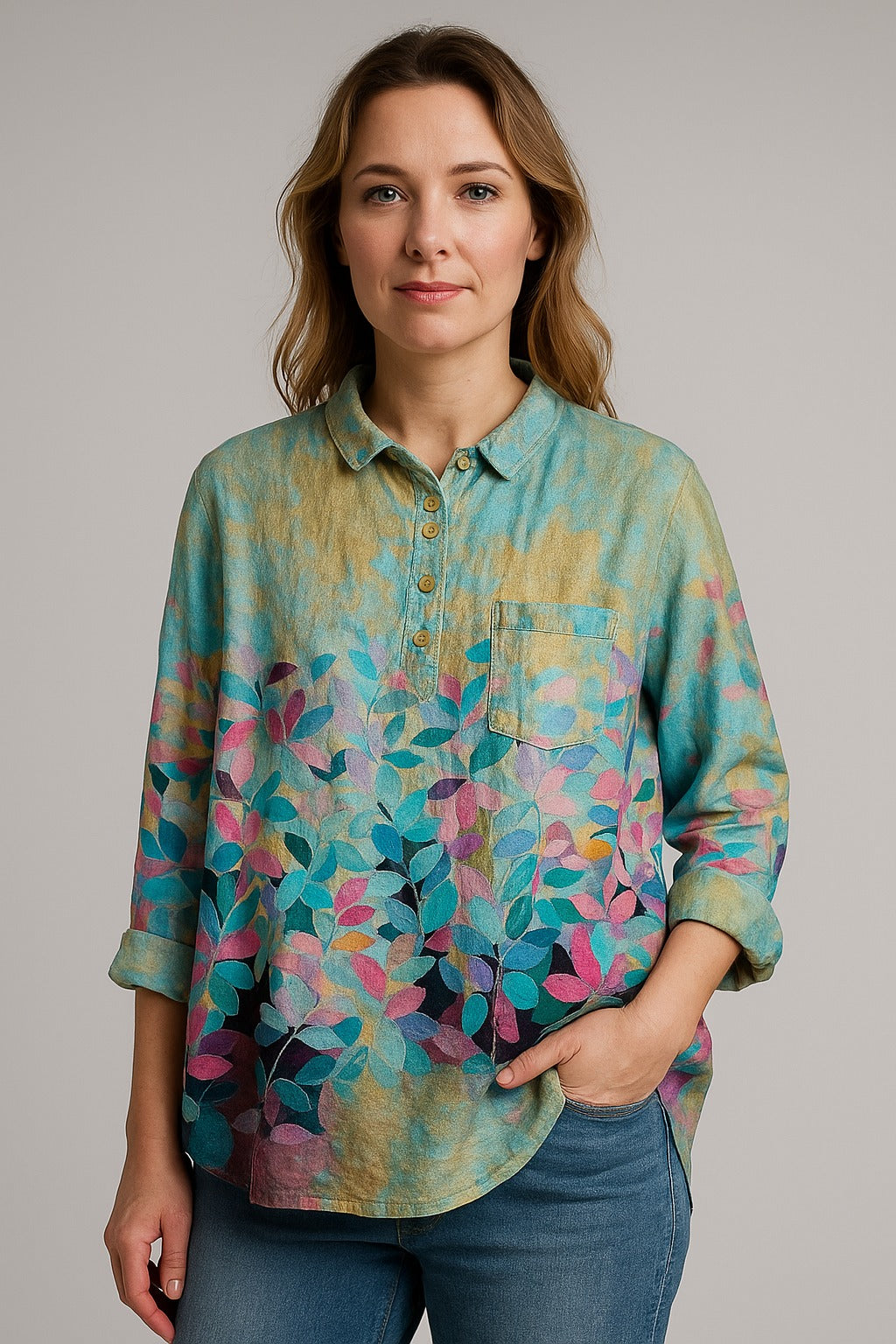 Sylvia - Stylish Vintage Blouse