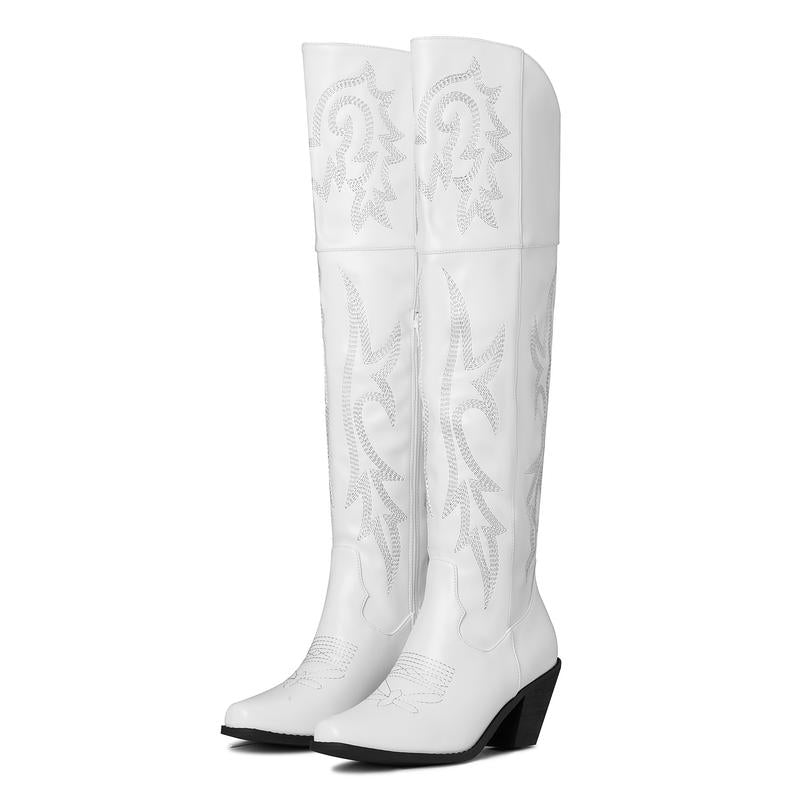 Grace –  Classic Over-the-Knee Cowboy Boots