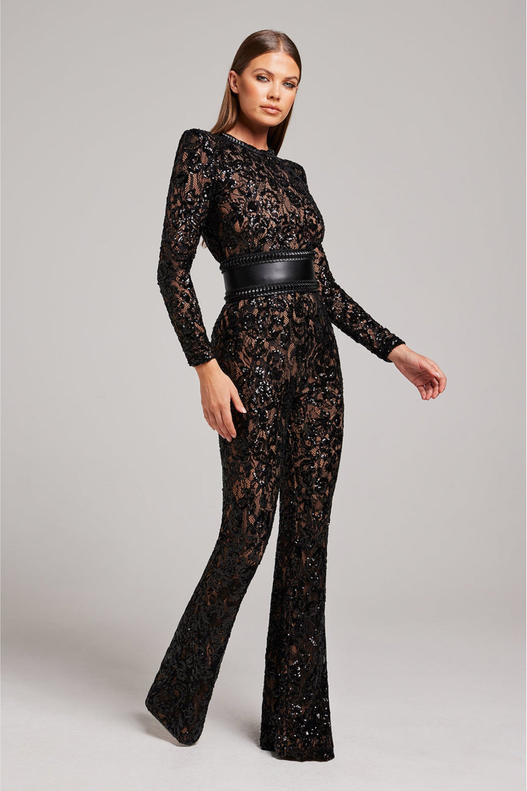 Lila - Sophisticated Lace Jumpsuit
