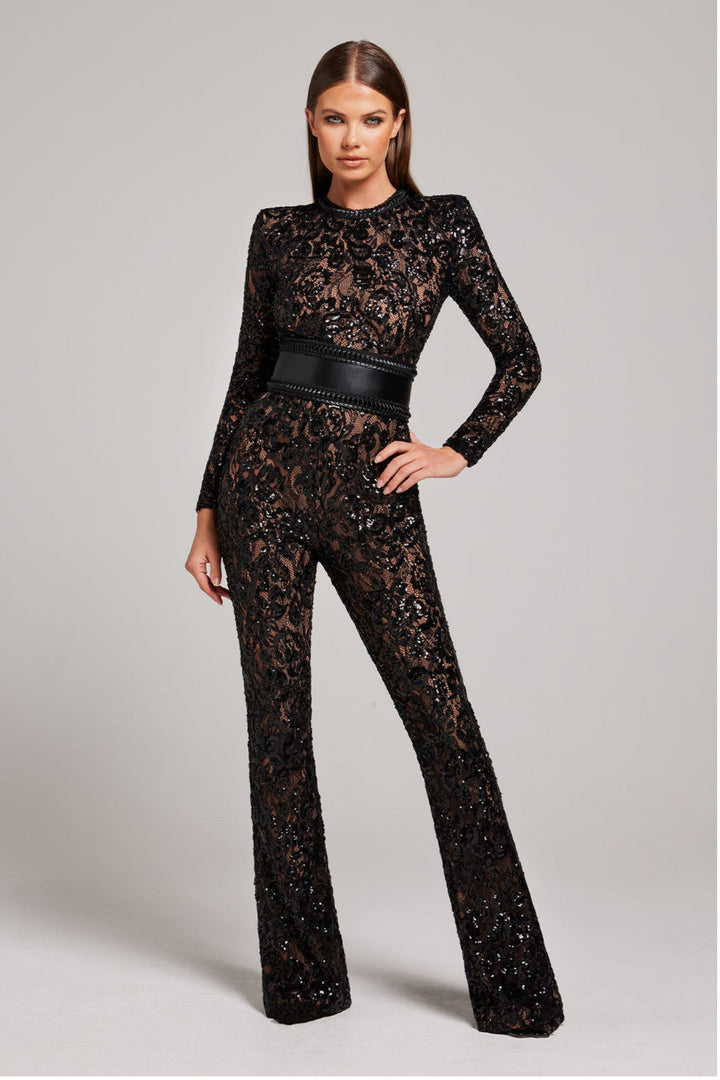 Lila - Sophisticated Lace Jumpsuit