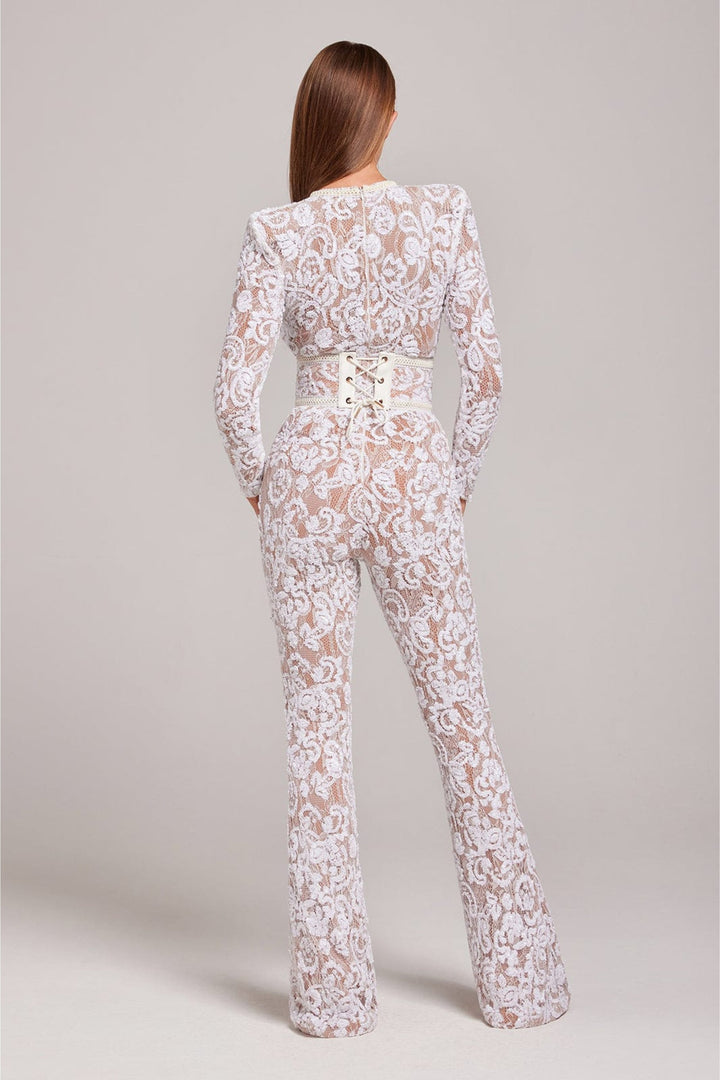 Lila - Sophisticated Lace Jumpsuit