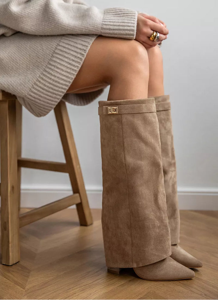 Emma - Khaki Boots