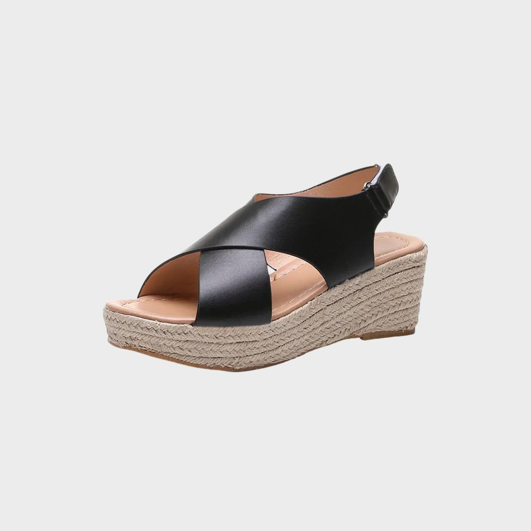 Charlotte - Stylish Sandals with Cross Straps