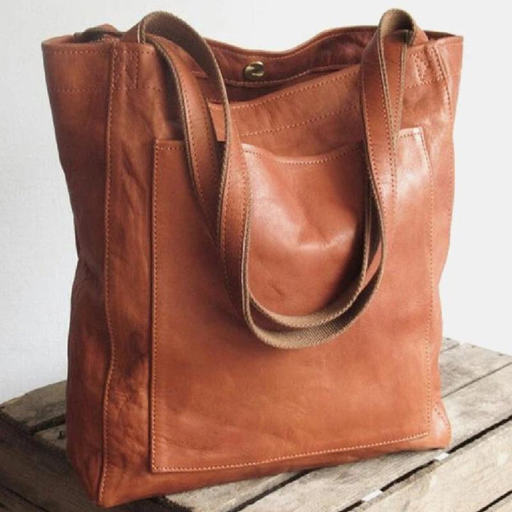 Jessica - Classic Leather Tote