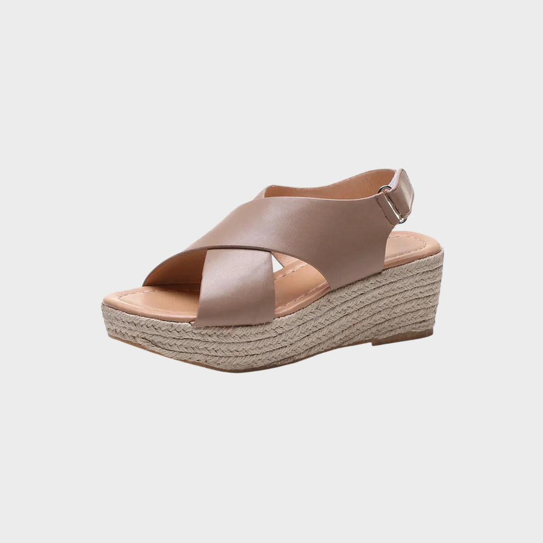 Charlotte - Stylish Sandals with Cross Straps