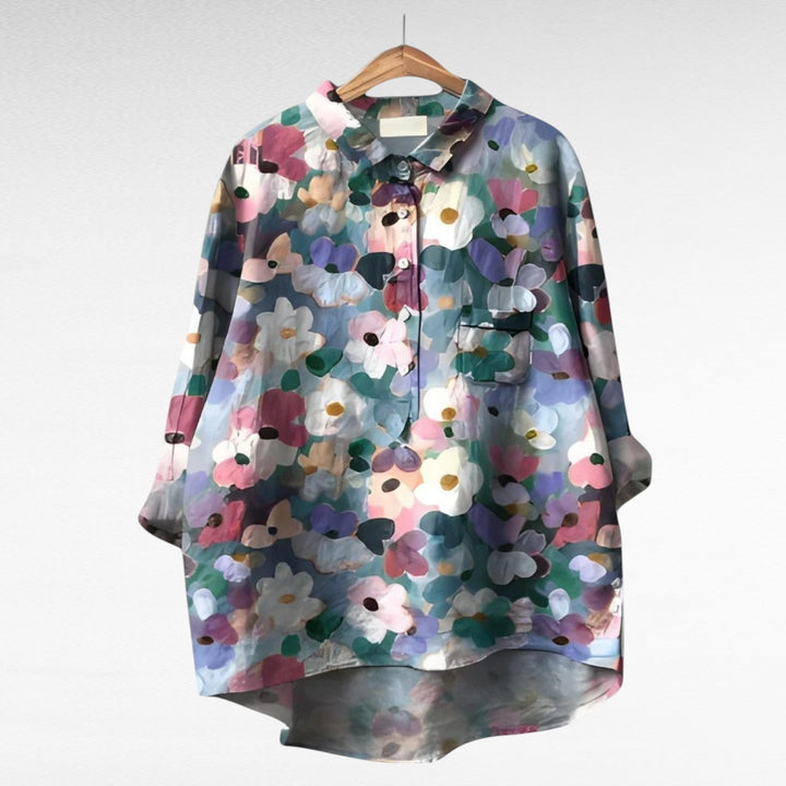 Charlotte - Vintage Floral Blouse